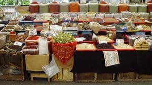 fruit and vegetable stall