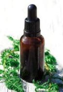 herbal oil in an ampoule