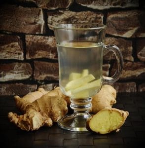 herbal infusion with ginger