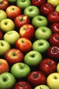 apples in different colors