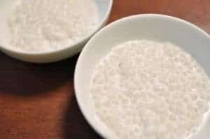 Tapioca soup