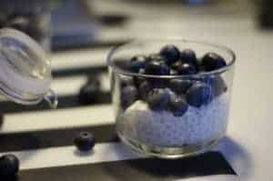 blueberry and tapioca dessert