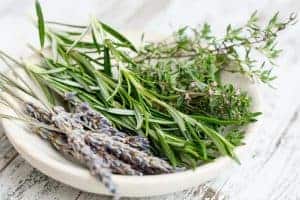 herbs in a bowl