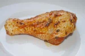 roasted chicken leg