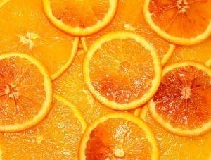 Slices of bitter orange
