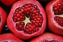 Wild pomegranate fruit