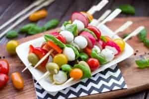 vegetable skewers