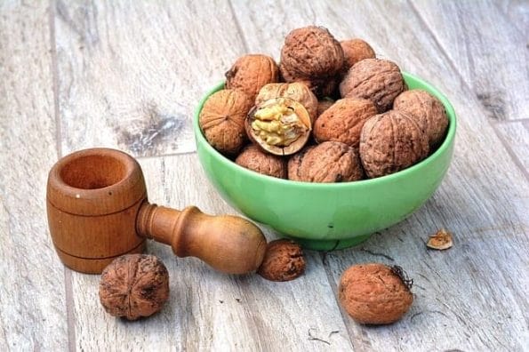 walnuts in a bowl