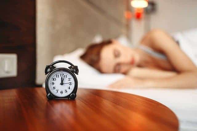 woman during sleep