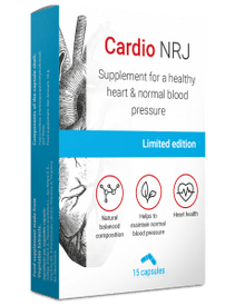 Cardio NRJ, a supplement for high blood pressure