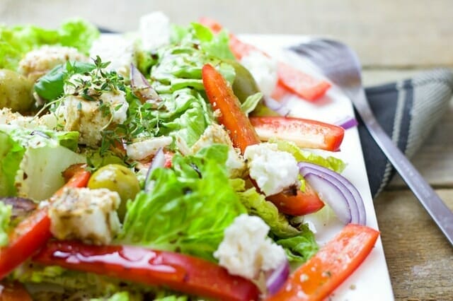 plate of healthy food