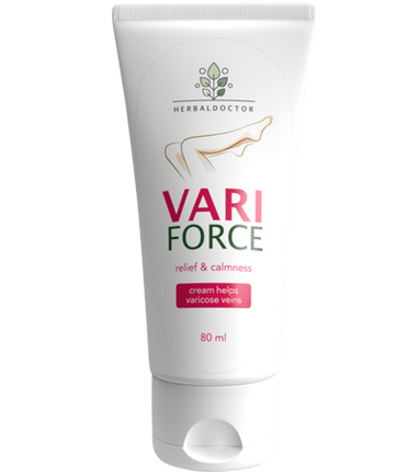 Variforce leg heaviness and varicose veins cream
