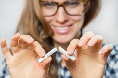  woman quits smoking