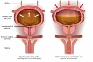  Graphic depicting the urinary bladder